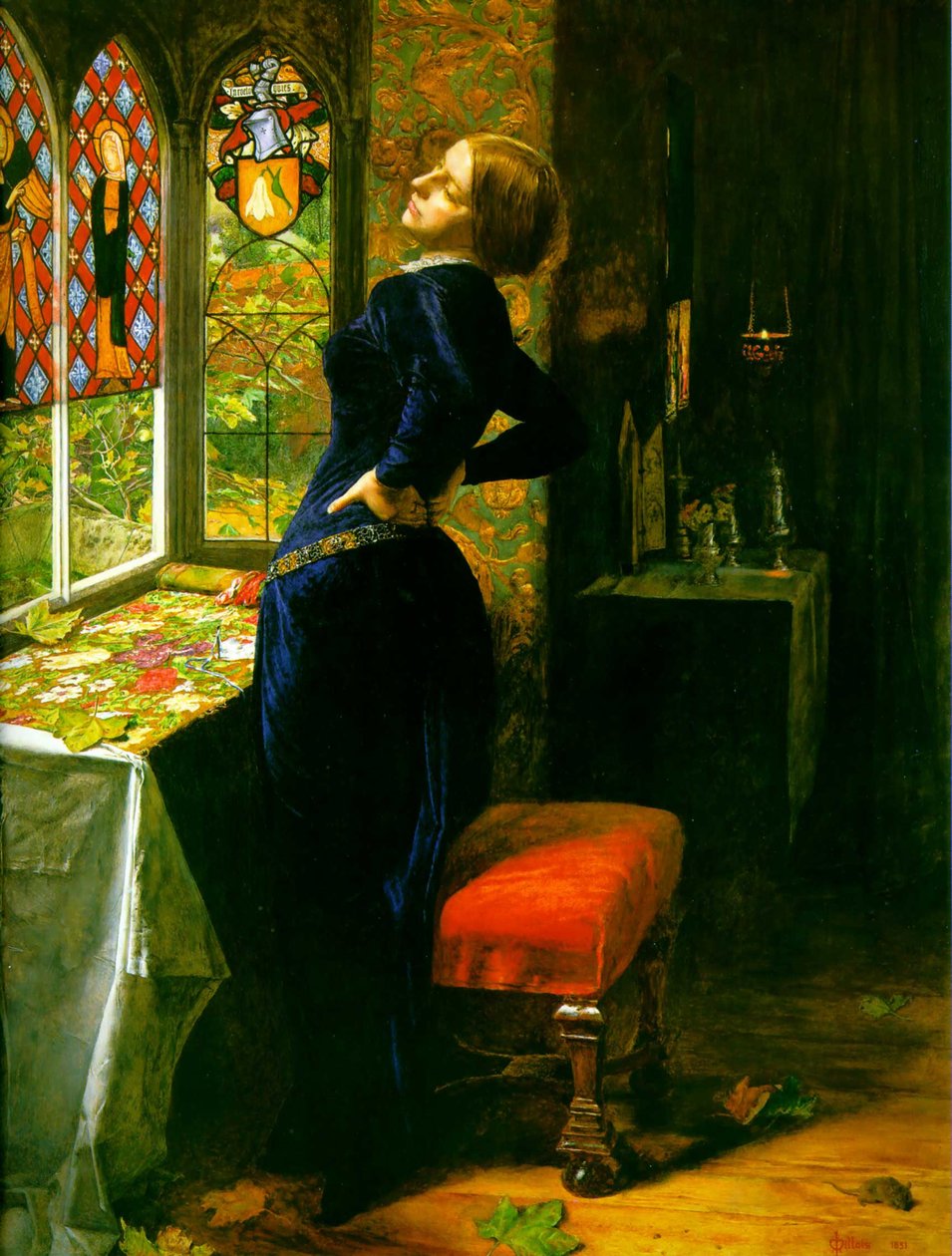 Mariana na Granja Moated de John Everett Millais
