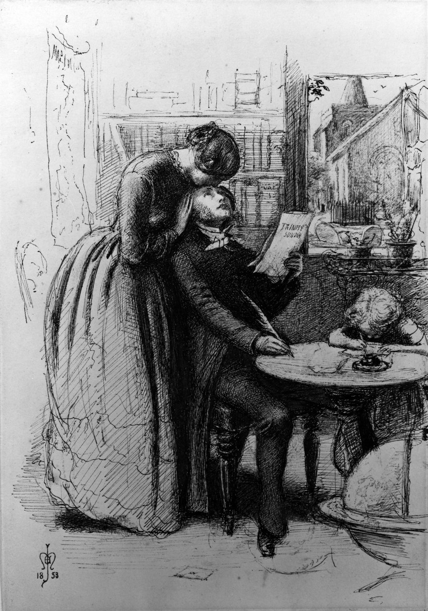 Casado por amor, 1853 de John Everett Millais
