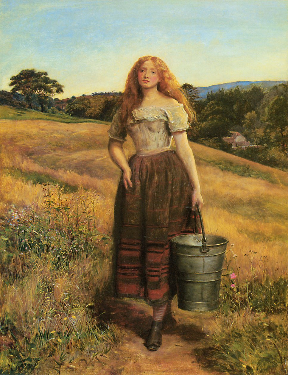 Millais filha de agricultores de John Everett Millais