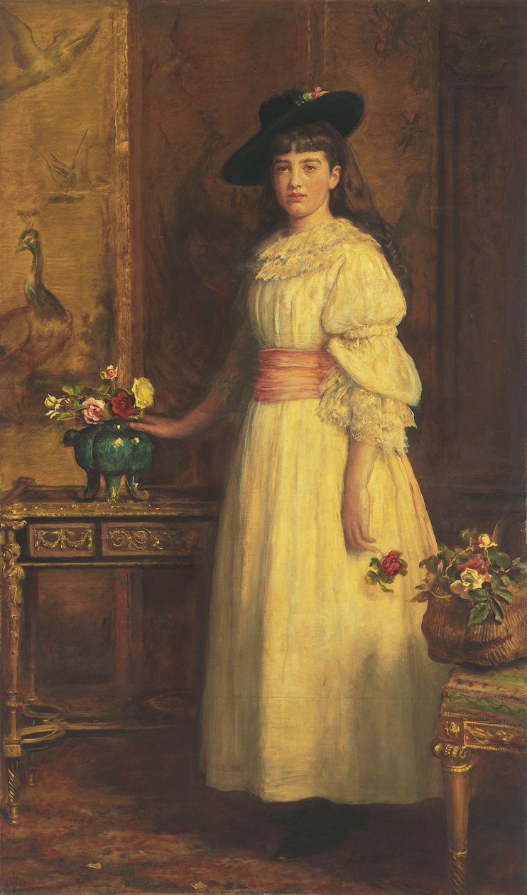 Senhorita Gertrude Vanderbilt, 1888 de John Everett Millais