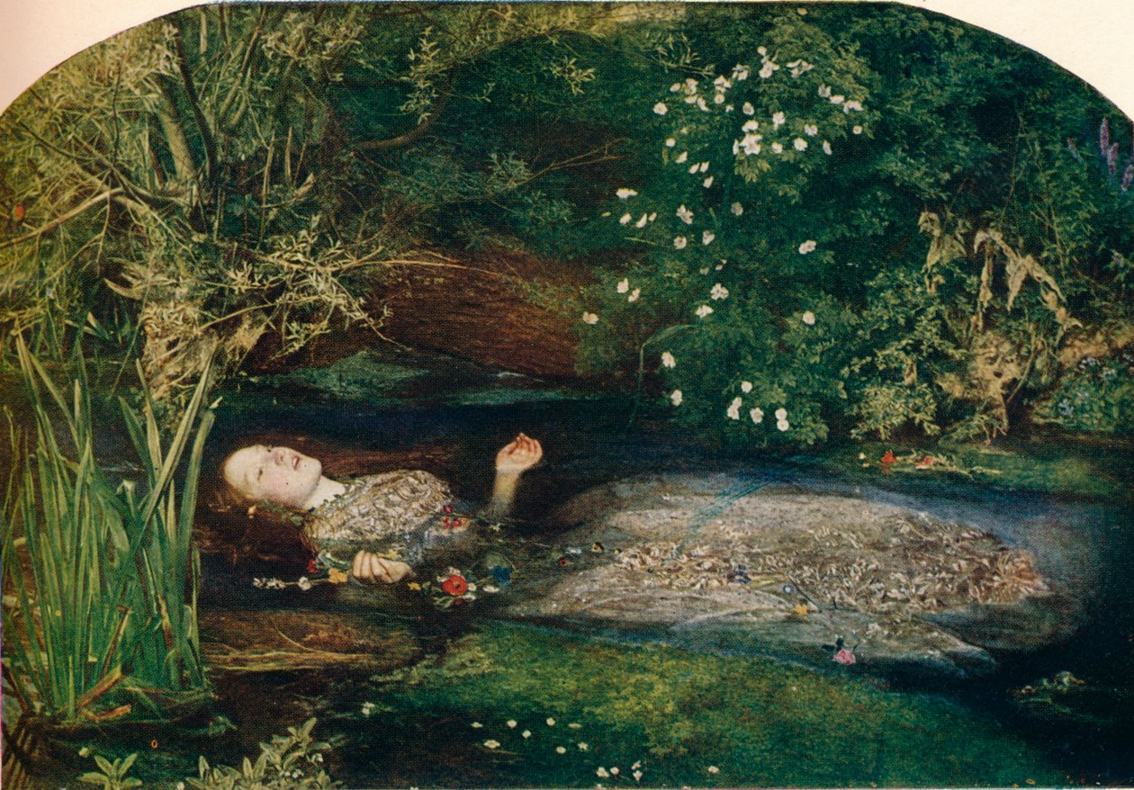 Ophelia, 1851-2, 1911 de John Everett Millais