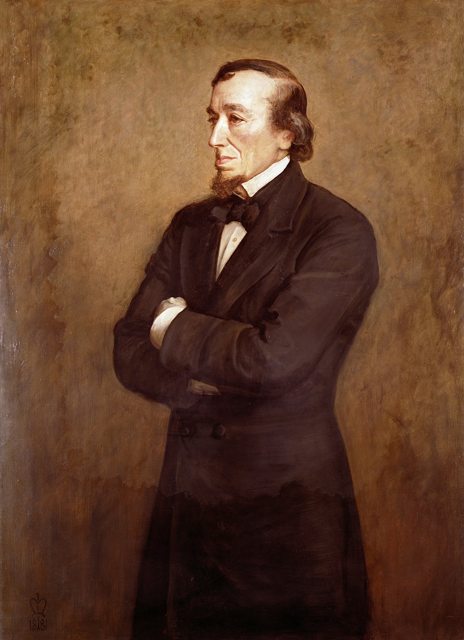 Retrato de Benjamin Disraeli (1804-1881) Conde de Beaconsfield, 1881 de John Everett Millais