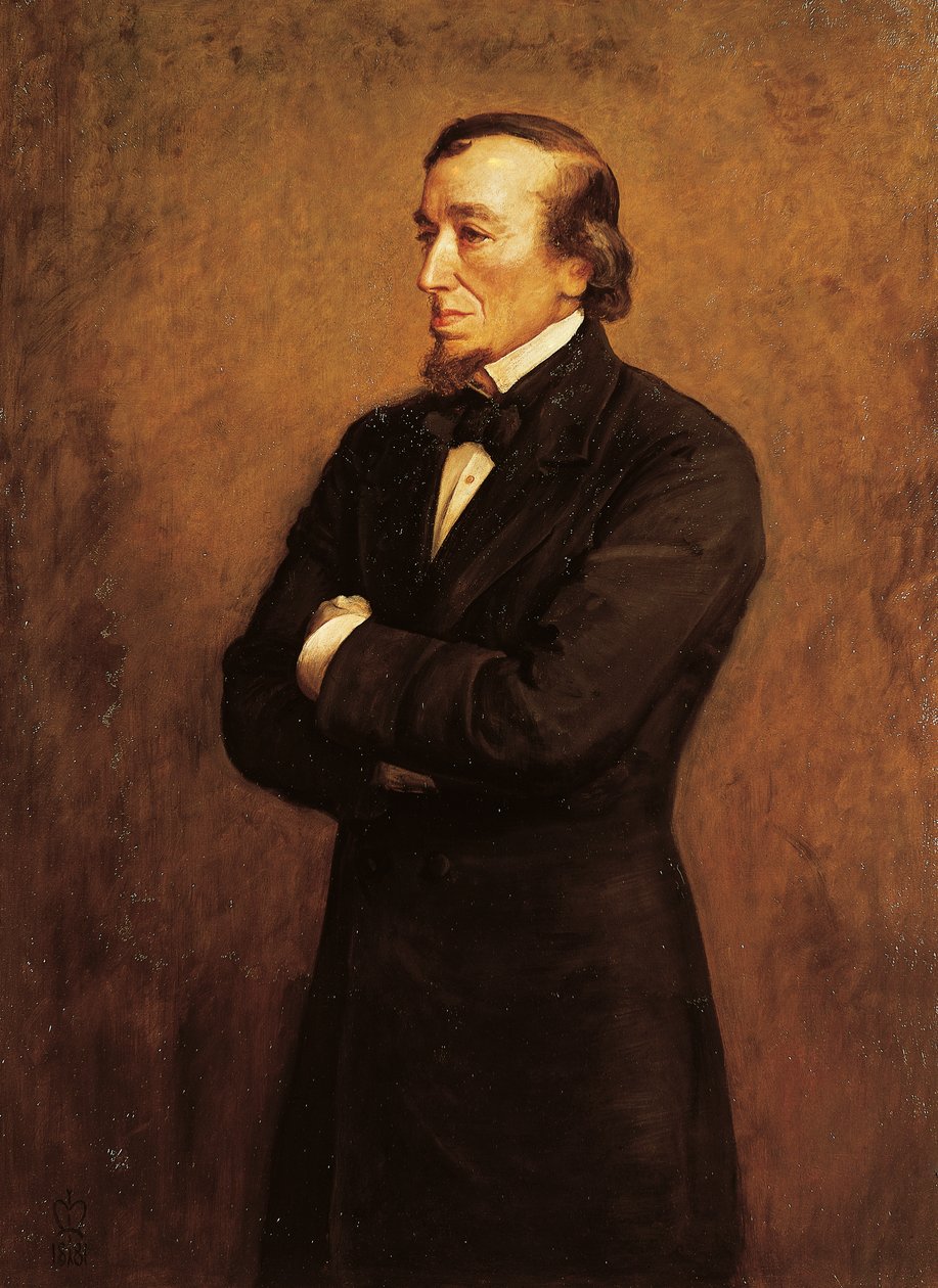 Retrato de Benjamin Disraeli, Conde de Beaconsfield (pintura) de John Everett Millais