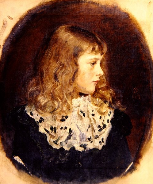 Retrato da Sra. Margaret Millais (óleo sobre tela) de John Everett Millais