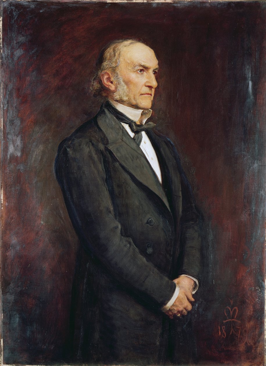 Retrato de William Ewart Galdstone (1809-1898) 1879 de John Everett Millais