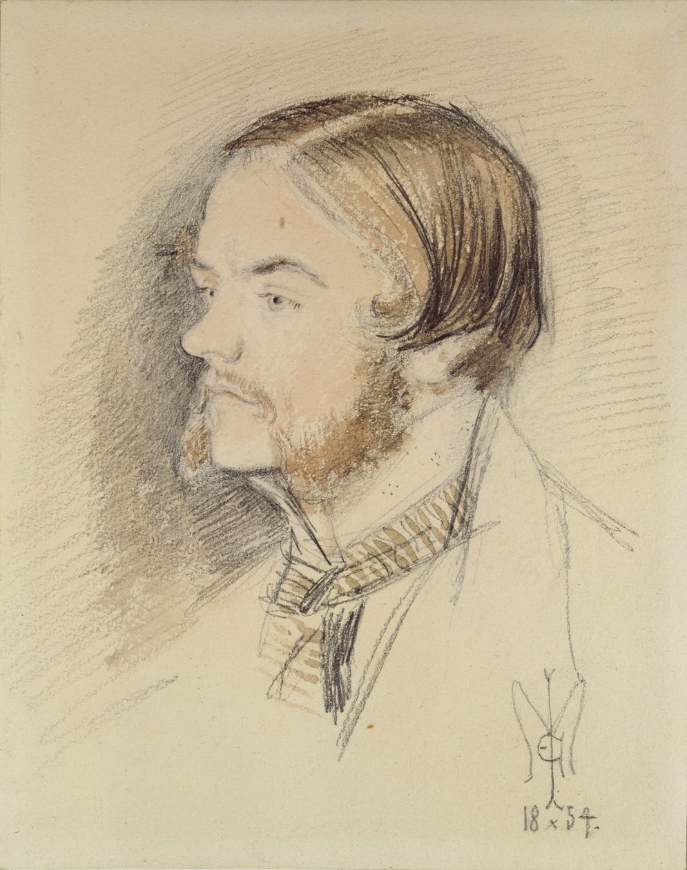 Retrato de William Holman Hunt, 1854 de John Everett Millais