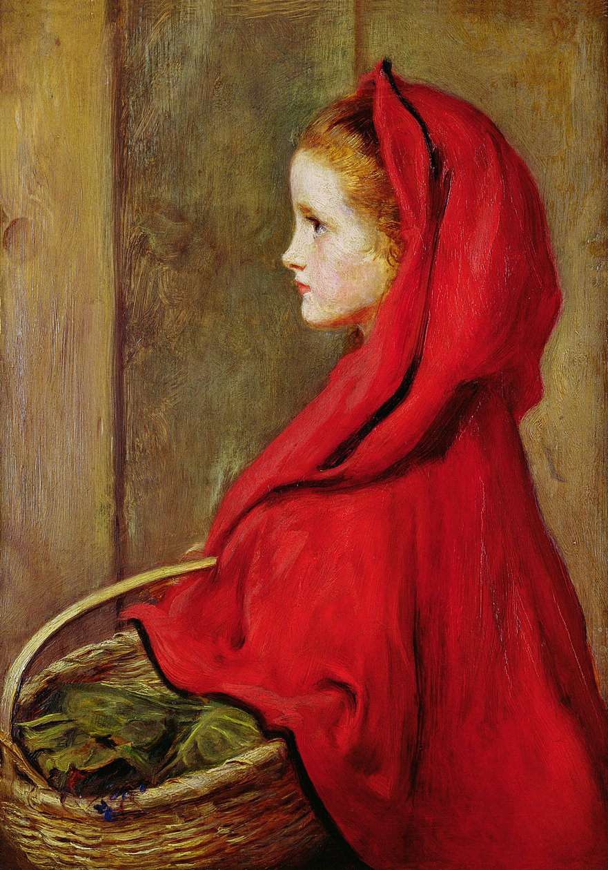 Chapeuzinho Vermelho de John Everett Millais