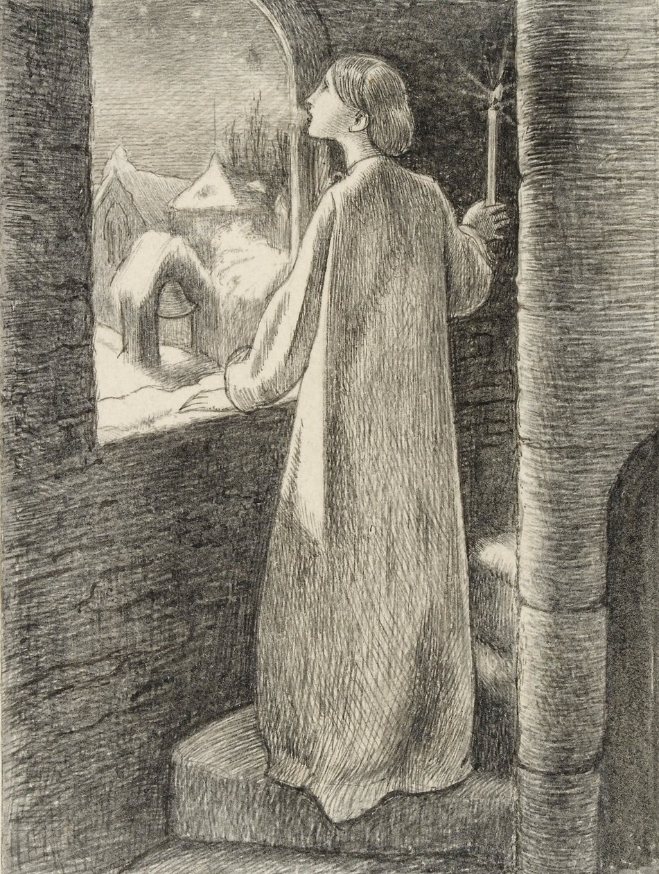 Santa Agnes Eve, c1857 de John Everett Millais