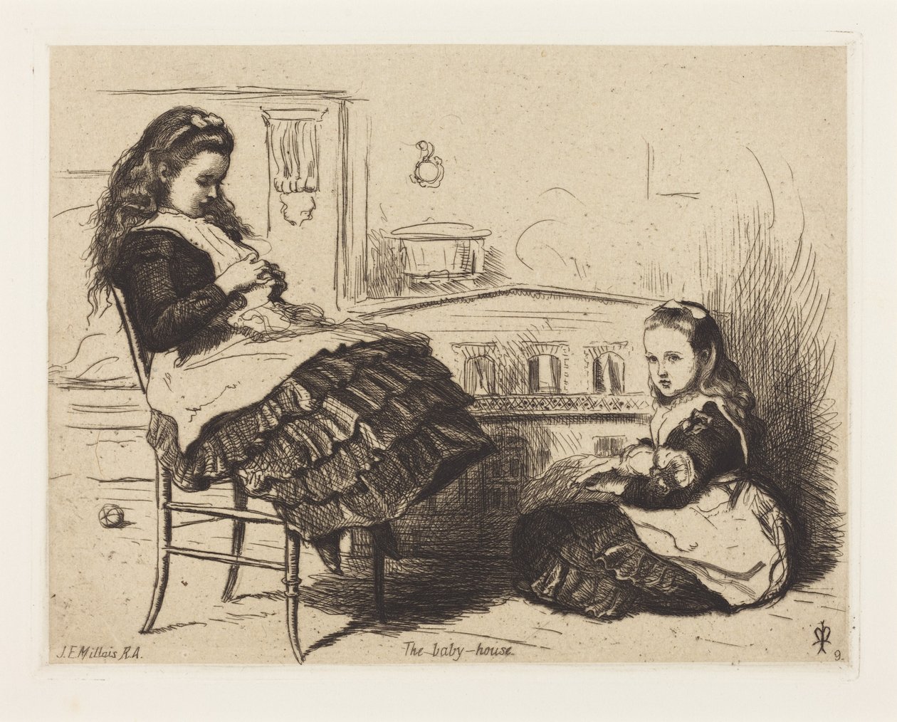 A casa de bonecas de John Everett Millais