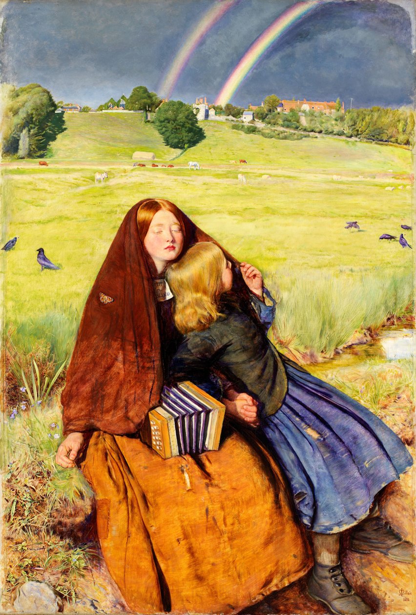 A rapariga cega de John Everett Millais