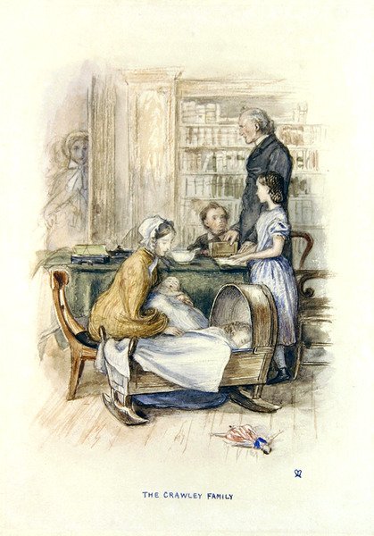 A Família Crawley de John Everett Millais