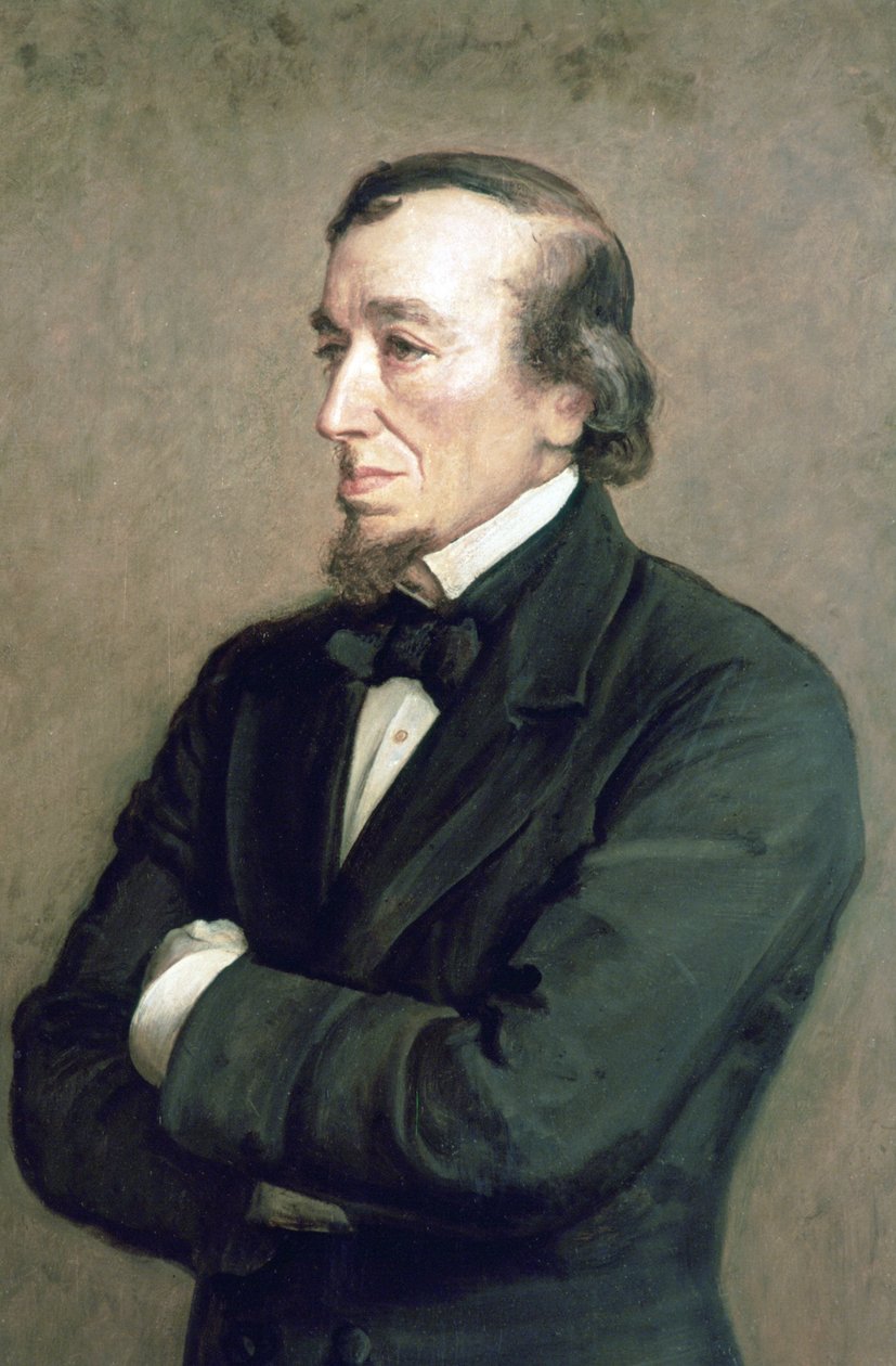 O Conde de Beaconsfield, Benjamin Disraeli de John Everett Millais