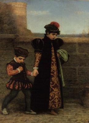A Girlhood of St. Teresa (óleo sobre tela) de John Everett Millais