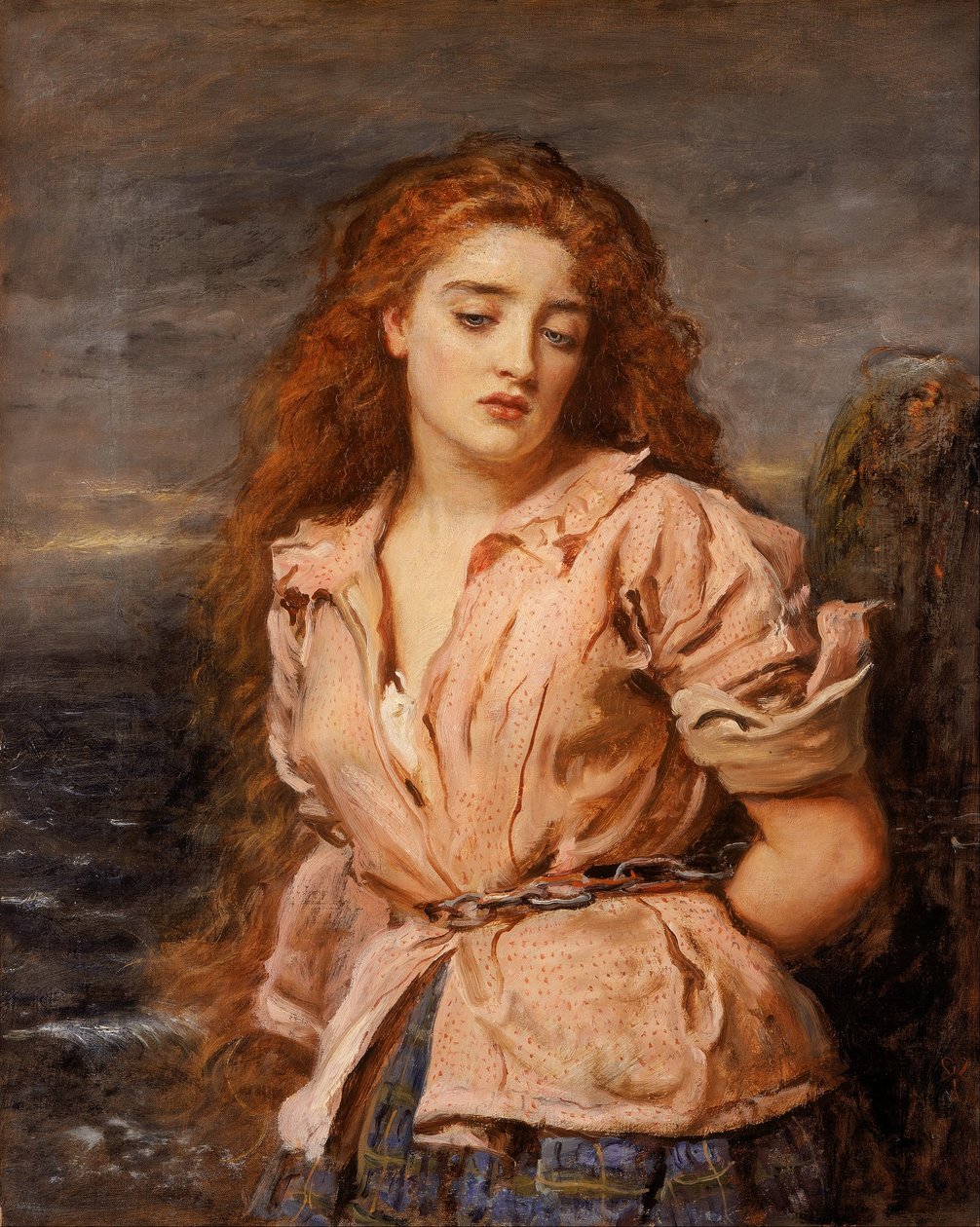 O Mártir de Solway".
" de John Everett Millais