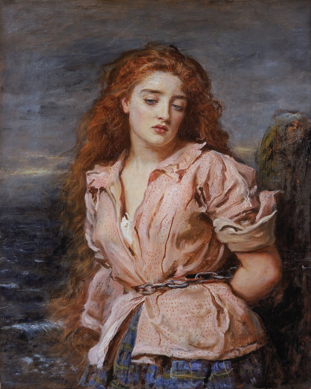O Mártir de Solway".
" de John Everett Millais