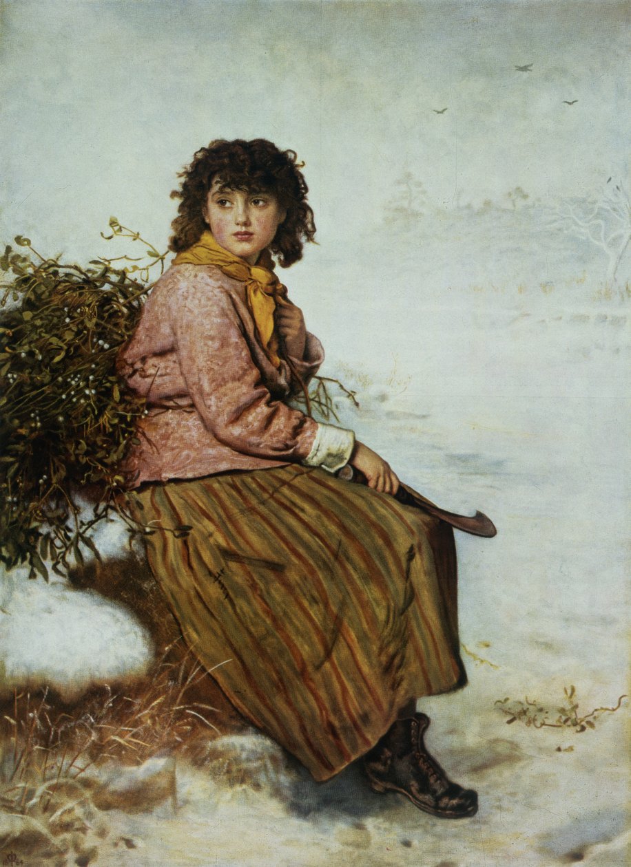 O coletor do visco, 1894 de John Everett Millais
