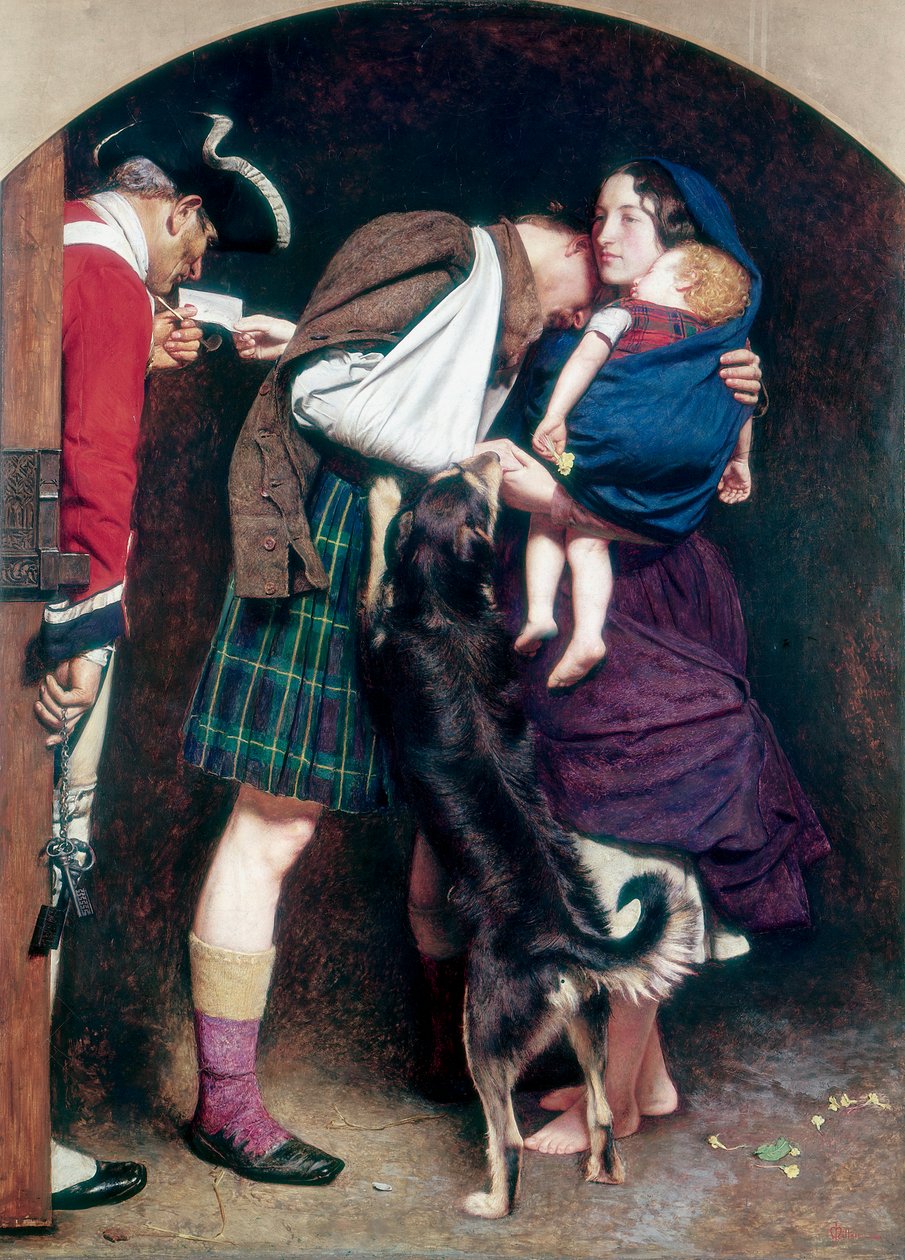 A Ordem da Libertação, 1746, 1852-1853 de John Everett Millais