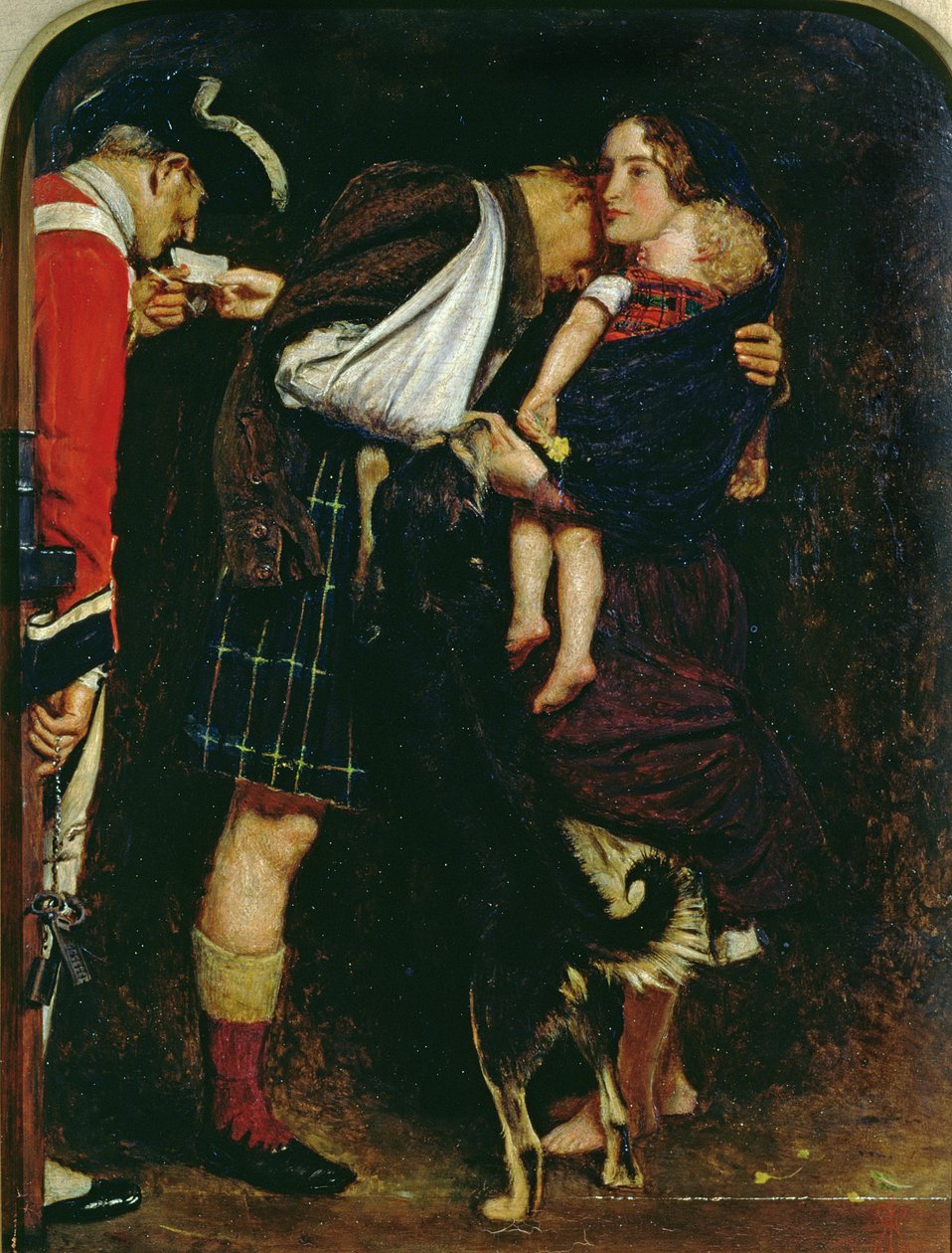 A ordem de lançamento, 1853 de John Everett Millais