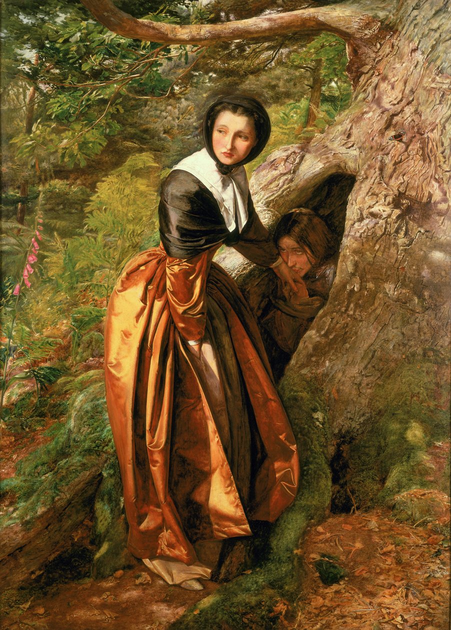O Royalist proscrito, 1651, 1852-53 de John Everett Millais