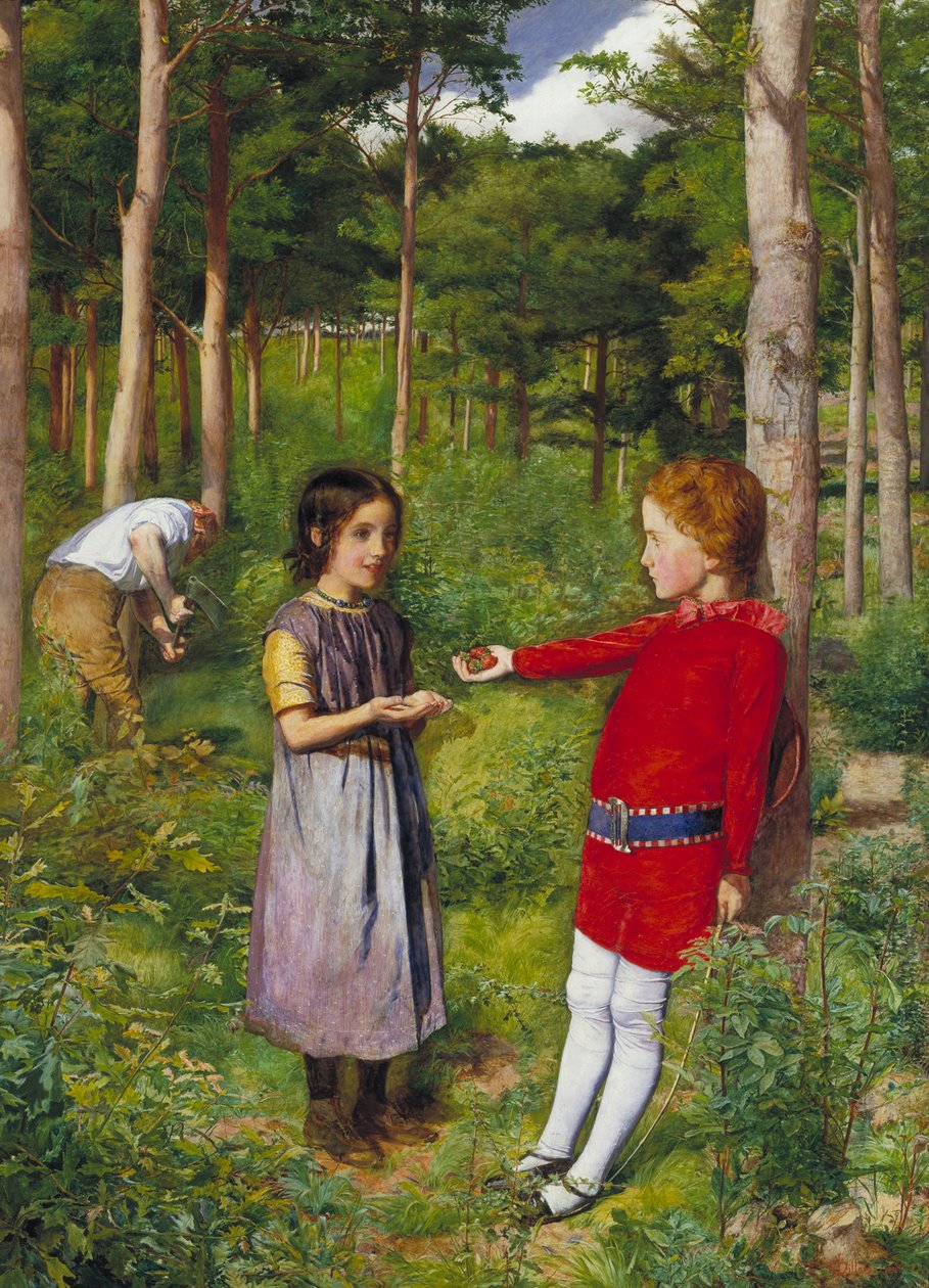 "A Filha do Homem da Floresta", 1851 de John Everett Millais