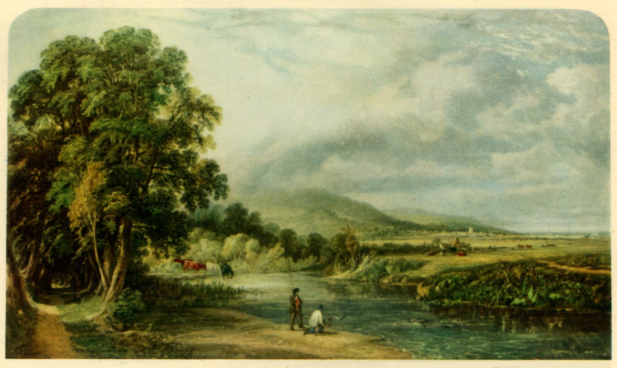 "Salmon Fishing", 1844, 1946.   de John F Tennant