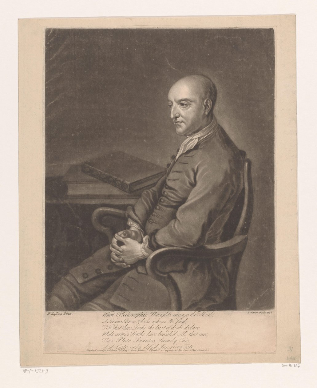 Retrato de Humphrey Skelton de John Faber (II)