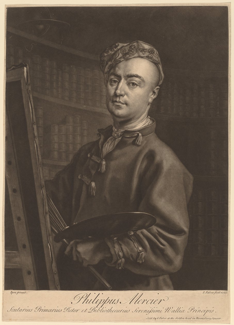 Philip Mercier de John Faber II after Philip Mercier