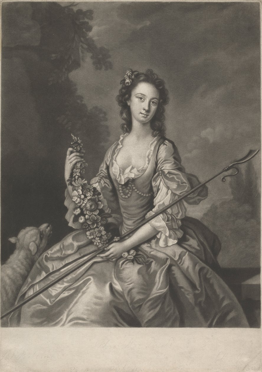Uma Pastora de John Faber the younger