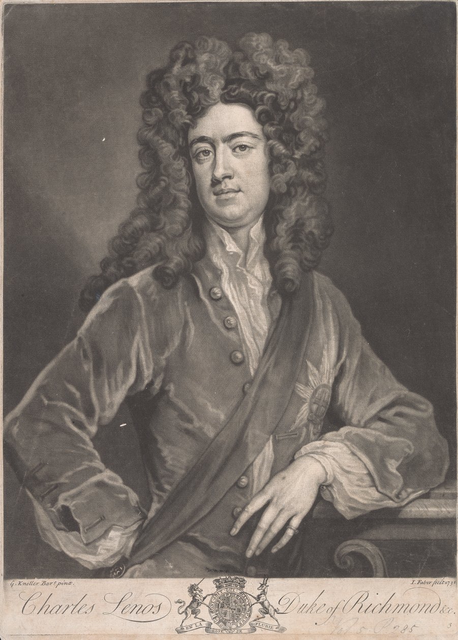 Charles Lennox, 1º Duque de Richmond de John Faber the younger