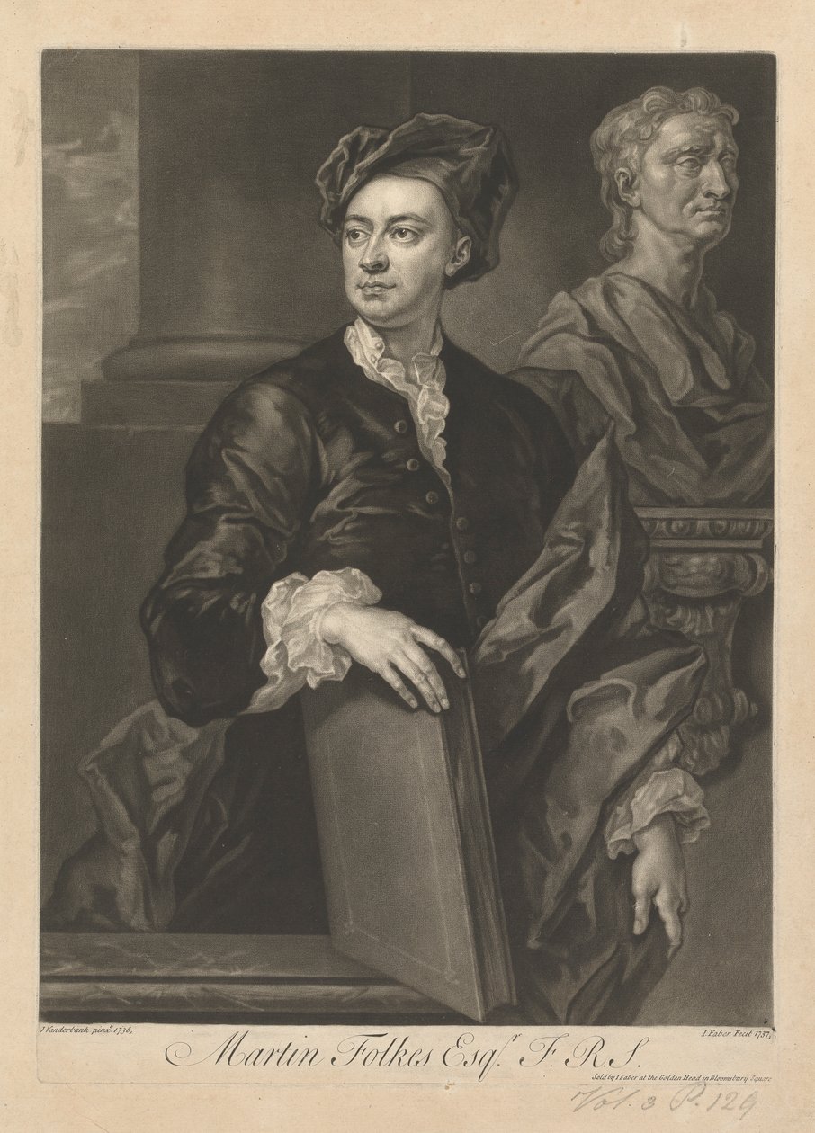Martin Folkes Esq. de John Faber the younger