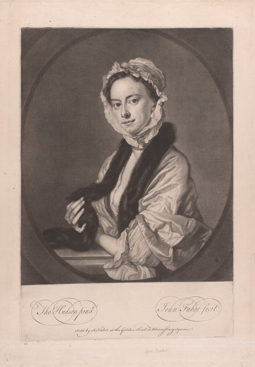 Sra. Faber de John Faber the younger