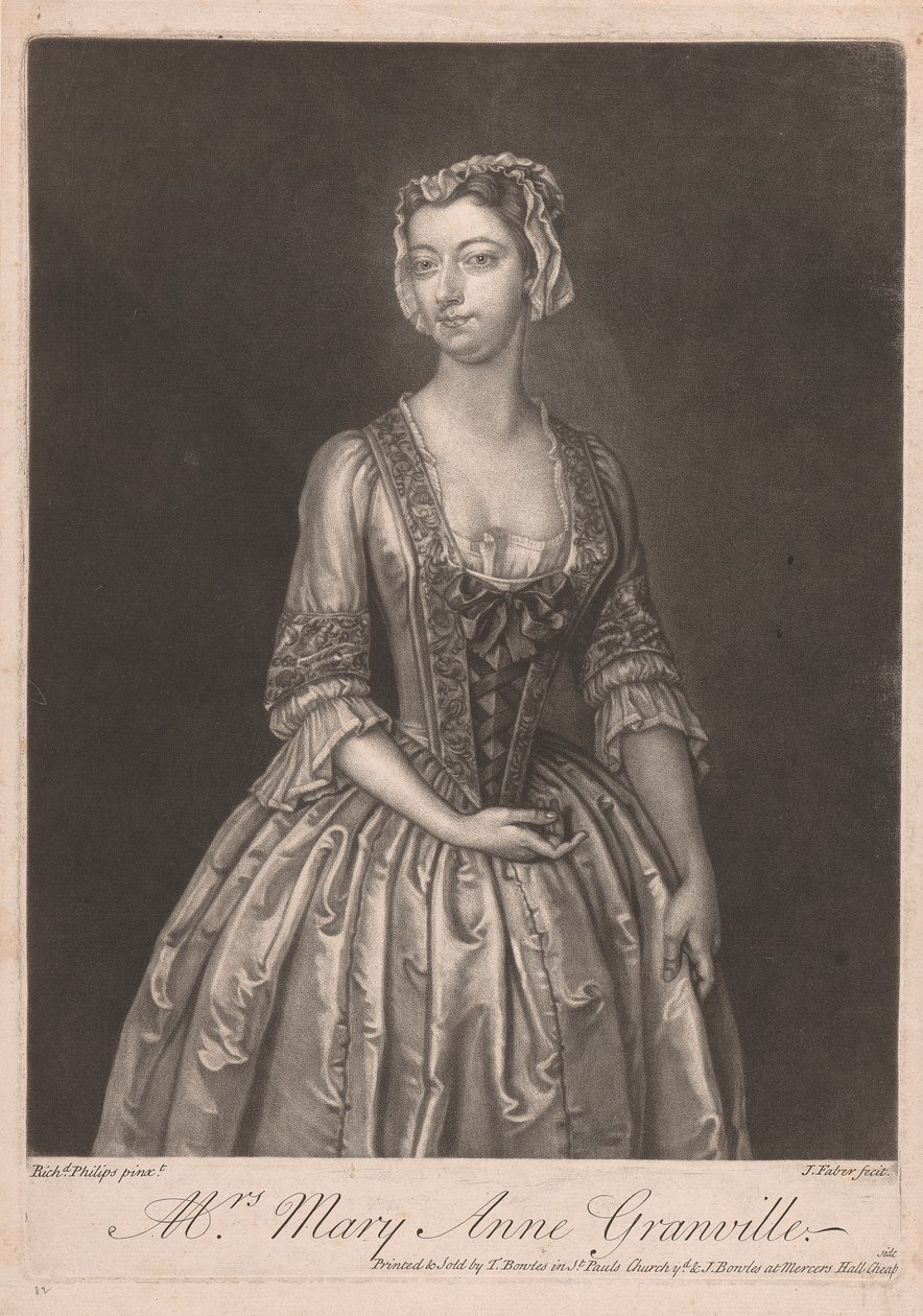 Sra. Mary Ann Granville de John Faber the younger