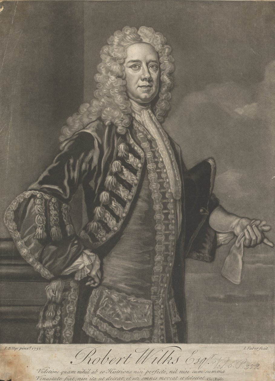 Robert Wilks Esq. de John Faber the younger