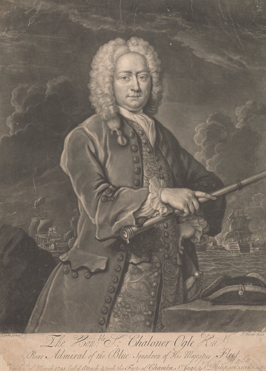 Sir Chaloner Ogle de John Faber the younger
