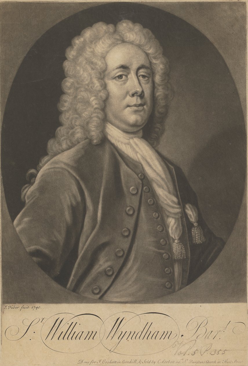 Sir William Wyndham de John Faber the younger