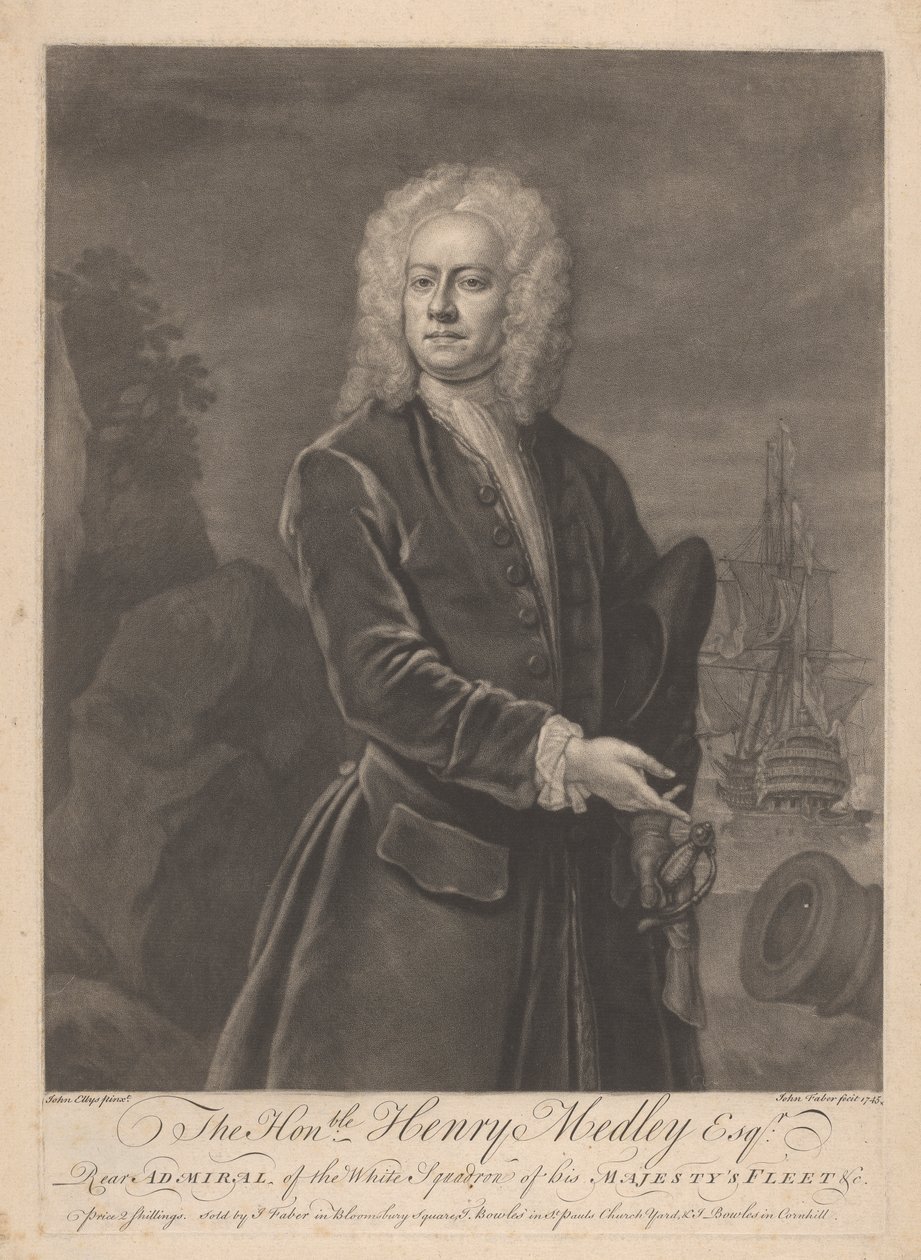 O Honorável Henry Medley Esq. de John Faber the younger