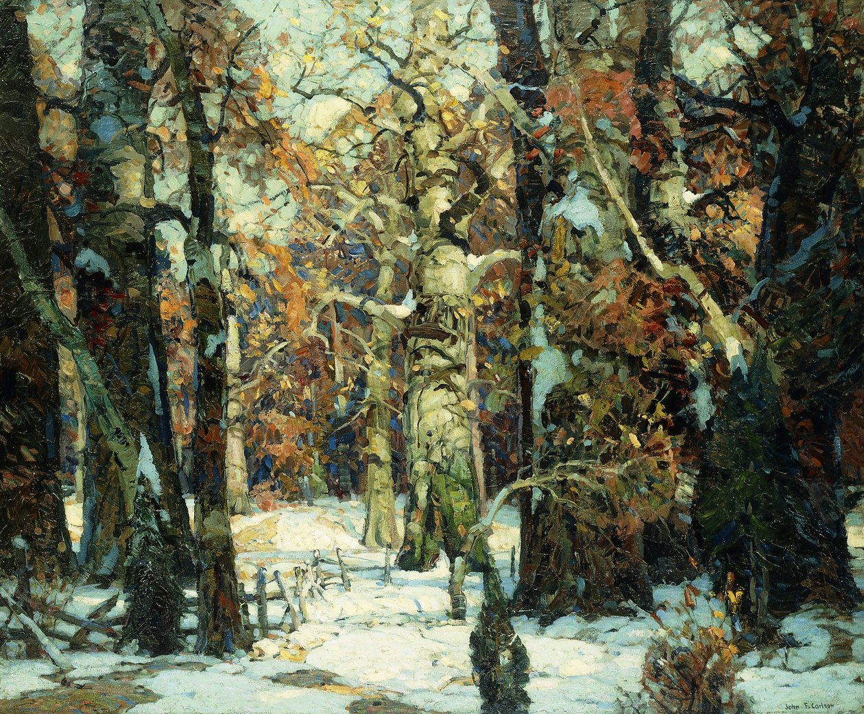 Corredores da Floresta, Berkshires de John Fabian Carlson