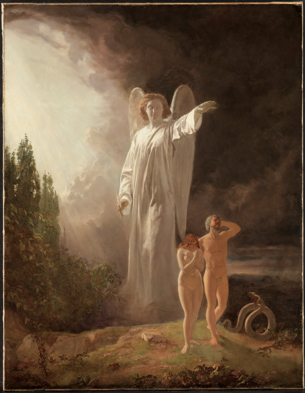 Expulsão de Adão e Eva de John Faed