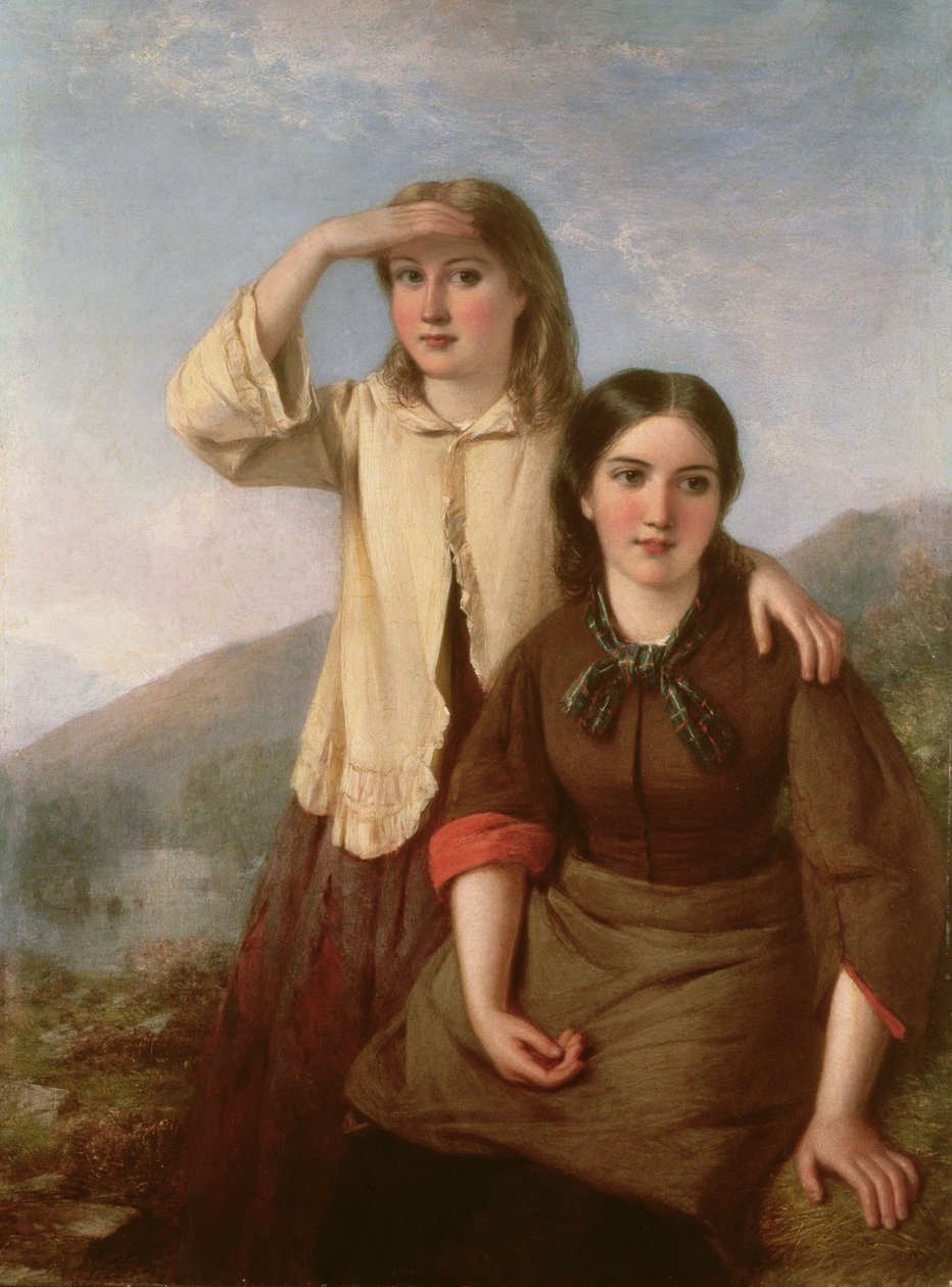 Deixando a vaca entrar no milho, 1868 de John Faed