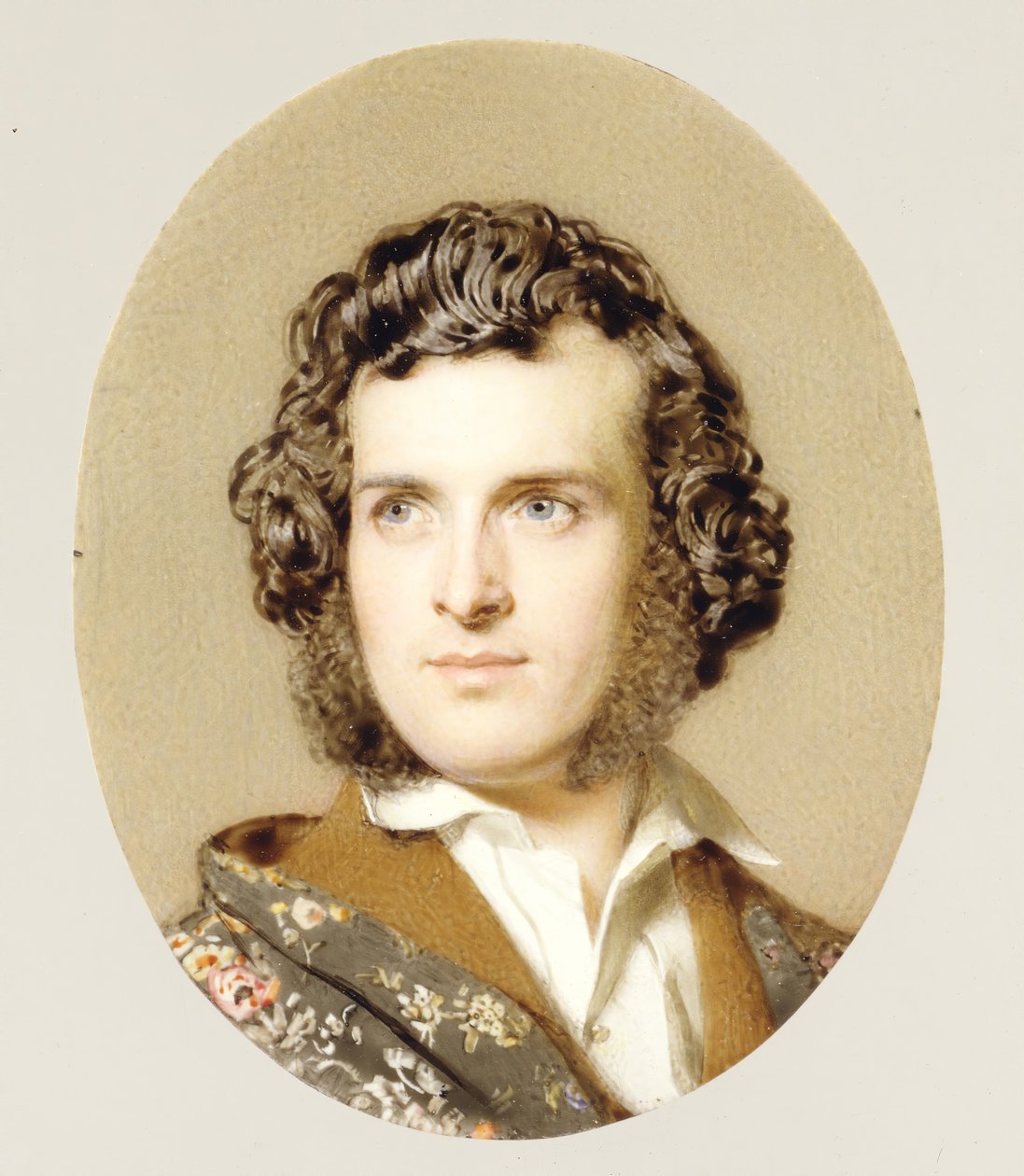 Auto-retrato, ca. 1850 de John Faed