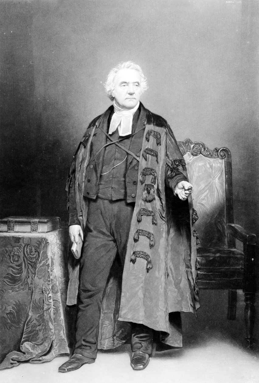 Thomas Chalmers, gravado por James Faed, 1849 (mezzotint) de John Faed