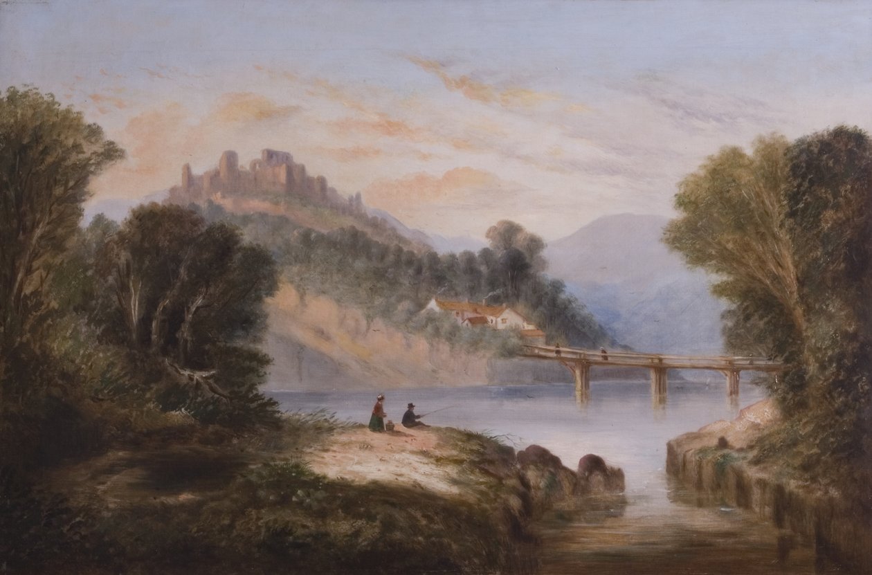 Castelo de Dunluce, Antrim, c.1860 de John Faulkner
