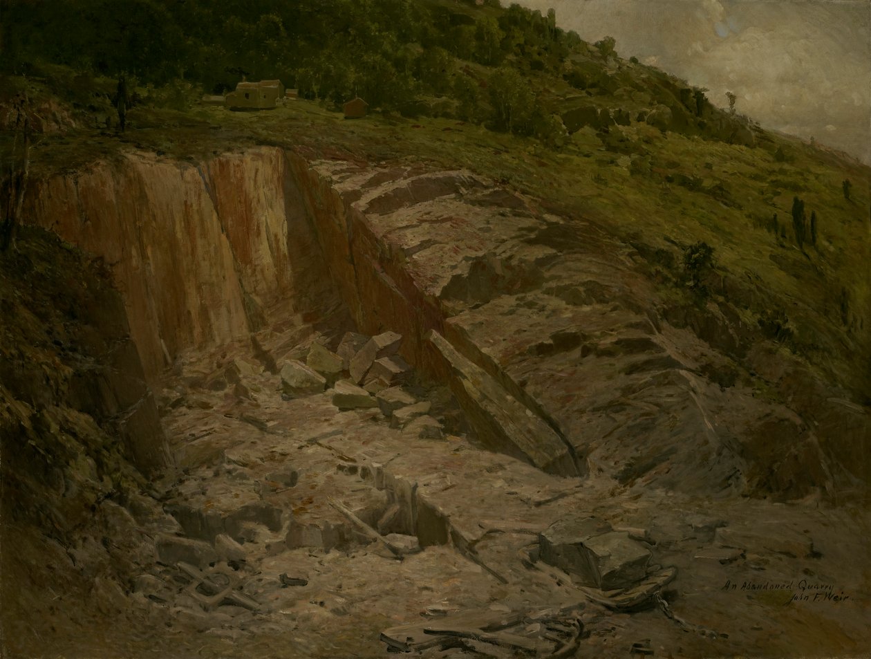 Uma pedreira abandonada de John Ferguson Weir