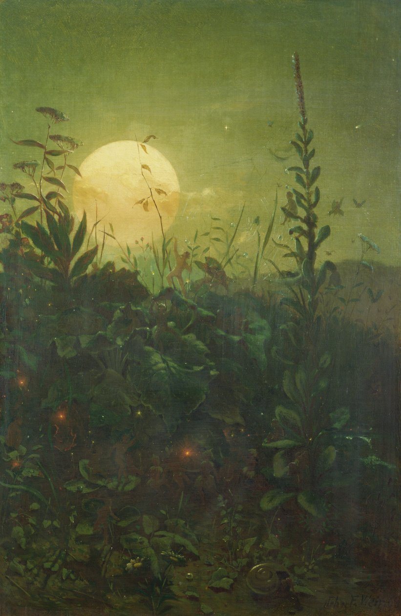 Halloween (óleo sobre tela) de John Ferguson Weir