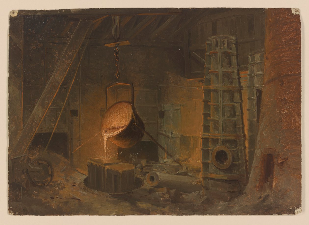 West Point Foundry, Cold Spring, Nova York de John Ferguson Weir
