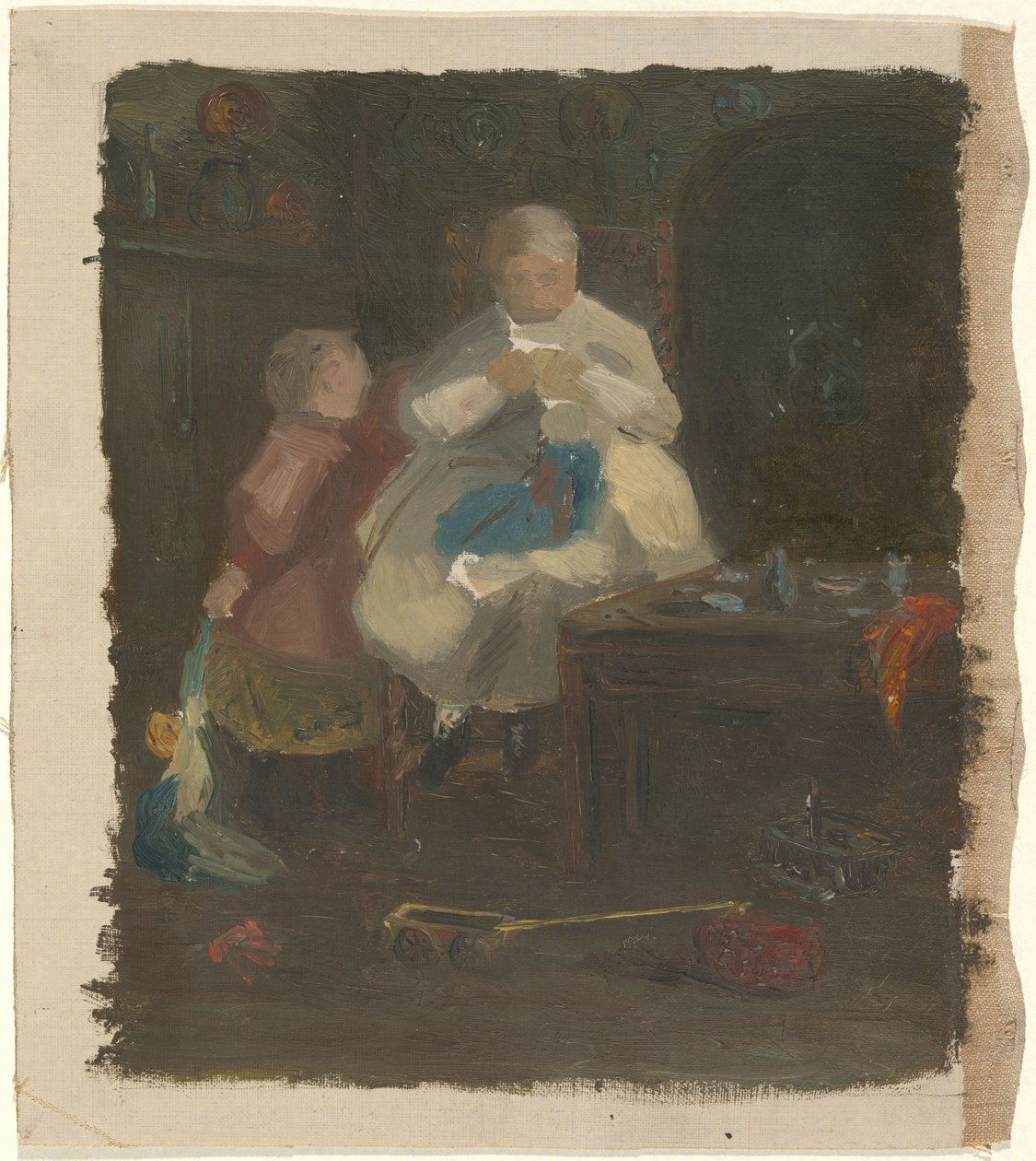 Mulher e criança de John Ferguson Weir