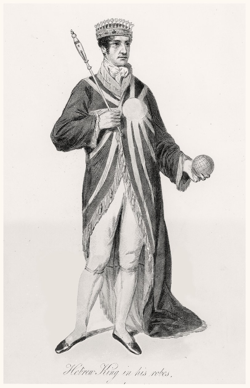 Um rei hebreu em suas vestes de John Finlayson