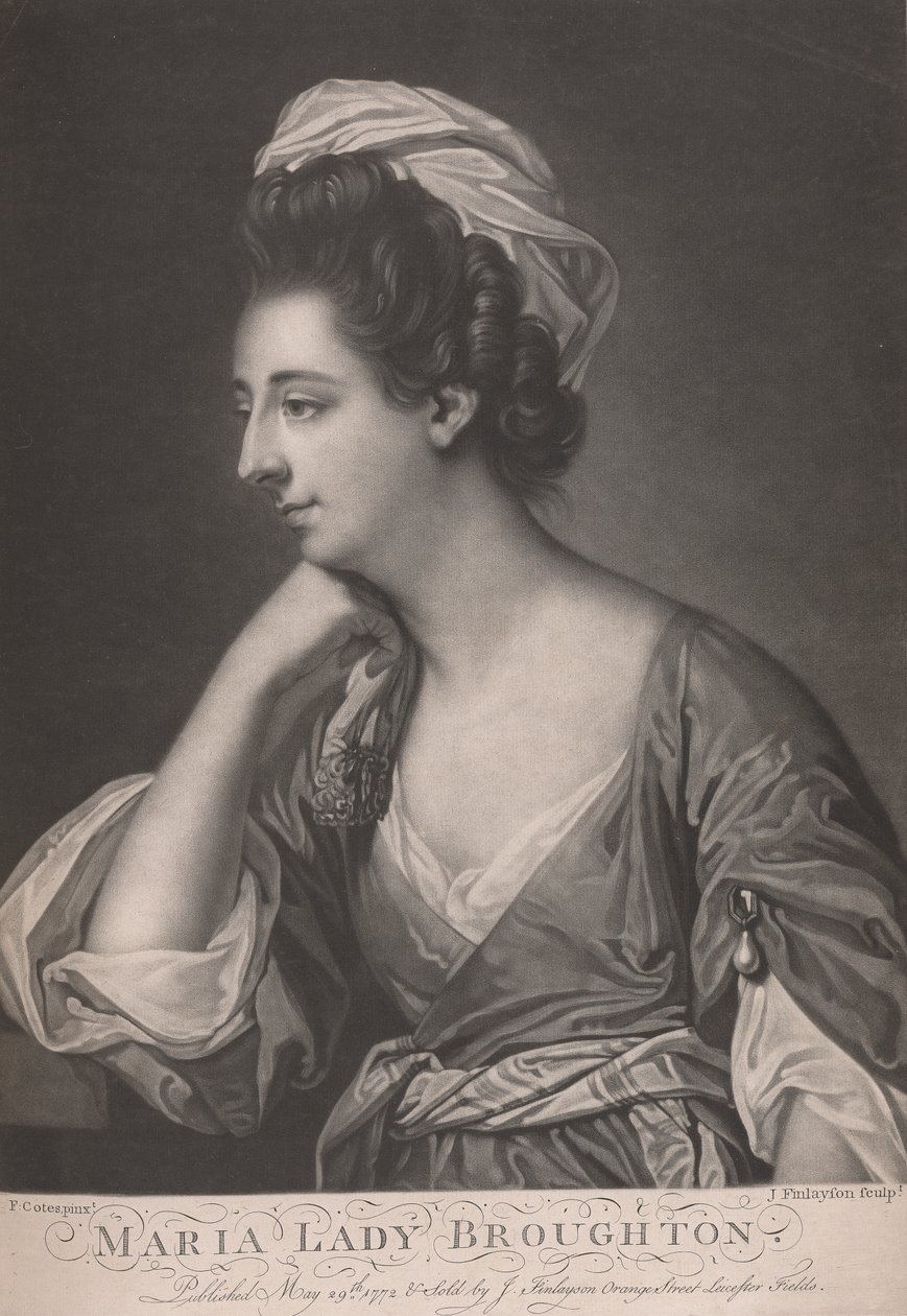 Maria, Lady Bronghton (d. 1785) de John Finlayson