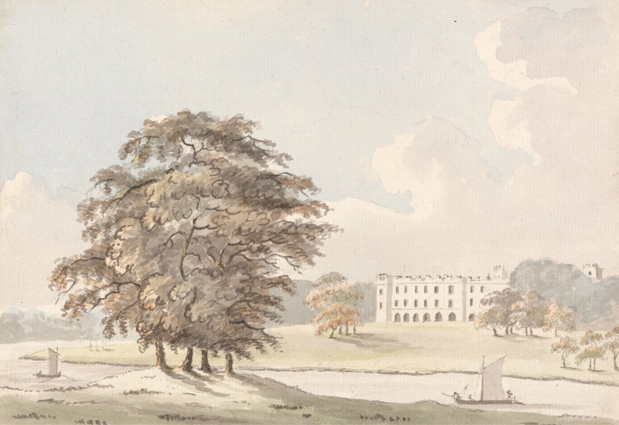 O Tâmisa com Casa de Sion de John Fisher