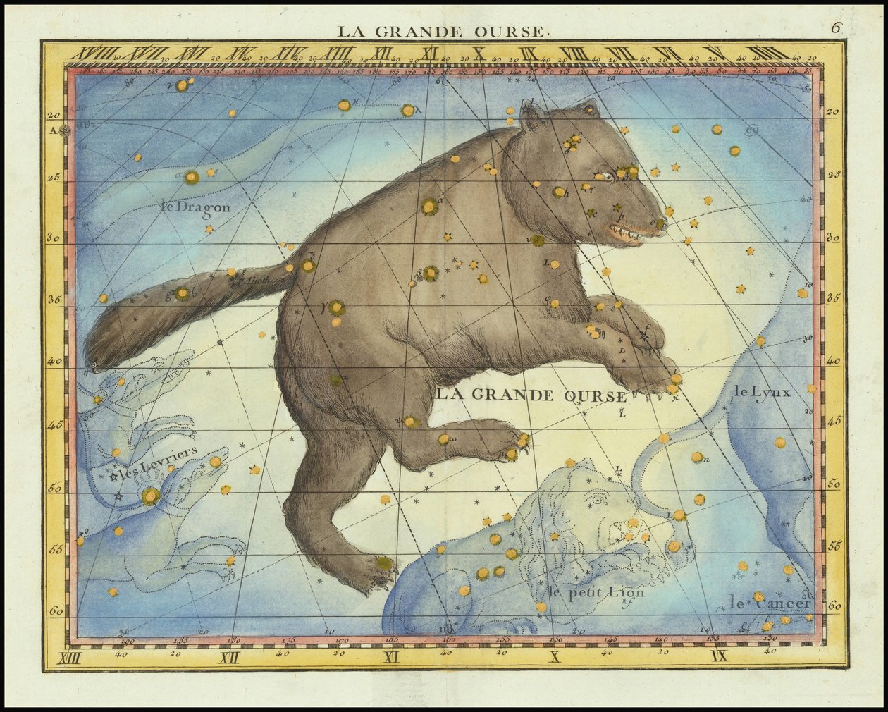 1776 - John Flamsteed - La Grande Ourse (Ursa Maior) de John Flamsteed